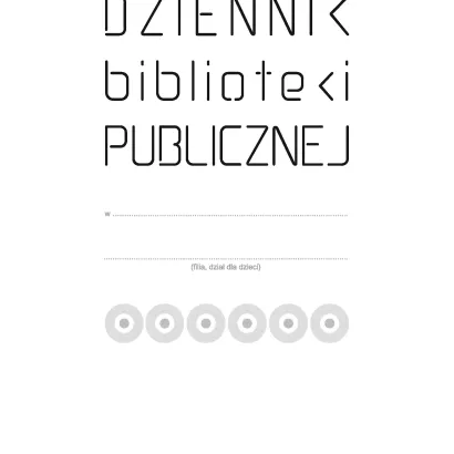 dziennik biblioteki publicznej