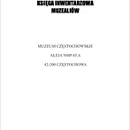 przykładowa księga inwentarzowa dla muzeów 